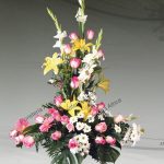 Centro floral funerario modelo A8