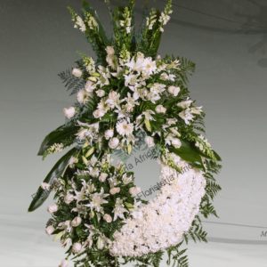 Corona floral funeraria modelo P8